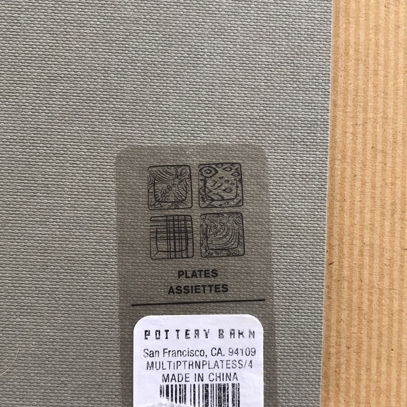 Pottery barn ikat tidbit plates - Picture 7 of 9